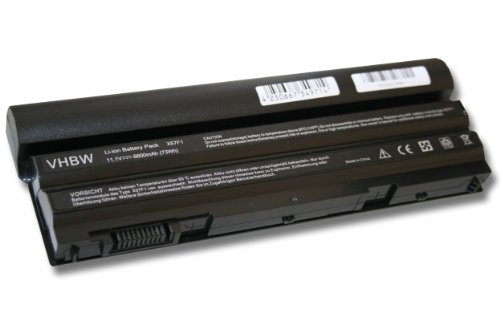 vhbw Li-Ion Akku 6600mAh (11.1V) für Dell Latitude E5420, E5430, E5520, E5530, E6120, E6420, E6420, E6430, E6520, E6530 wie 312-1163, 451-11696, M5Y0X