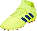 Designer: Adidas performance Adidas Nemeziz 18.3 AG J, Zapatillas de Fútbol para Bebés, Amarillo Solar Yellow/Football Blue/Active Red, 38 EU