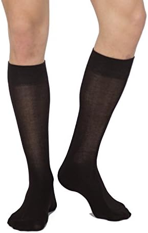 Bamboo Socks for Men (39-42 6-9 UK, White-Brown-Beige.)