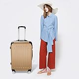 Die vier gummierten Spinner-Leichtlaufrollen (360° drehbar) sind besonders leise und wendig - mühelos lässt sich der Trolley manövrieren.