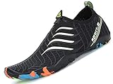 IceUnicorn Damen Herren Schwimmschuhe Schnell Trocknend Schuhe Unisex Strandschuhe Aquaschuhe Badeschuhe Wasserschuhe Surfschuhe für Gehen,Yoga,See,Strand,Garten, Park,Fahren,Bootfahren