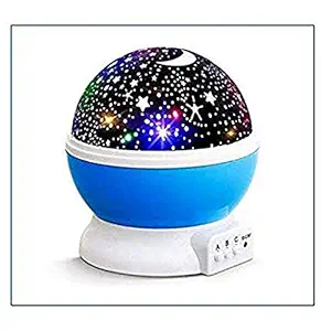 SIBY Star Lamp 360 Degree Rotating Projector Lamp Birthday Gift for Girls and Boys | Night Lamp for Kids Children Room (Assorted, 12.4x12.4x12.5 cm, Pack of 1)