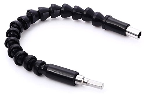 Akkuschrauber Aufsatz/Welle/Schaft – FLEXIBEL – „Schrauben um die Ecke!“ – biegsame & flexible Verlängerung | Adapter auch als Winkelaufsatz für Bohrmaschine & Schraubenzieher - 5