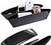 Produktbild Design61 2er Set Autositz Organizer Aufbewahrungs-Box 2er-Set Lückenfüller Fach für Handy und vieles mehr in Schwarz
