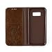 Produktbild Leruyi Smartphone Schutzhülle Präge Ledertasche Kratzfeste Flip Wallet Phone Cover für Samsung Galaxy S8