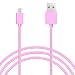 Produktbild Sweet Tech Rosa 1.5m Micro USB Nylon Umflochtenes Verwicklungssicheres Kabel Ladekabel Datenkabel Geeignet für Coolpad Catalyst / Conjr / Fancy Pro / Max / Mega / Note 5