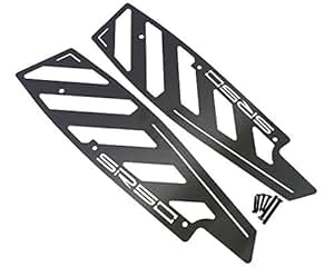 Trittbleche LENNES Chapter Two, Edelstahl, Aprilia SR50 R: Amazon.de: Auto