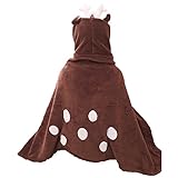 LATH.PIN Unisex Cape Anime Cosplay Poncho Cloak Tier Kostüm Halloween Fasching Cartoon Kostüm (One Size, Rentier)