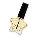 XMAS Scented Almond Nail Oil in Star Design Bottle, 10ml