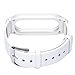 Produktbild Hunpta Ersatz Luxus echtes Leder Band Armband Armband für Xiaomi Mi Band 2 Smartband (Weiß)