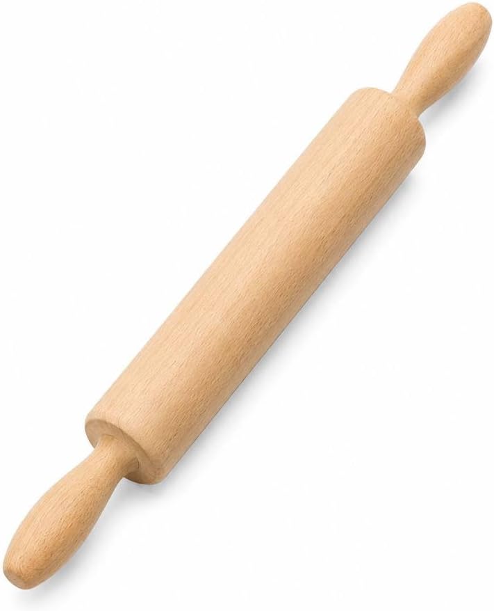 Fethiye Toptan Merdane Hamur Açma Oklavası Hamur Açıcı Merdane Pürüzsüz Oklava Pizza Börek Açma, 40 Cm