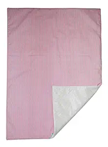 Changing mat Single- Pink pin Stripe