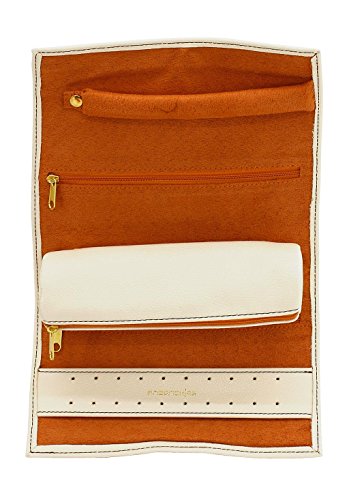 Schmuckrolle Schmucktasche ASCOT elfenbeinweiss zur Schmuckaufbewahrung auf Reisen - 2