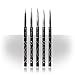 Nail Dotting Tool Set Black Diamante Nail Art Pen Pack Professional Manicure Dotting Tools