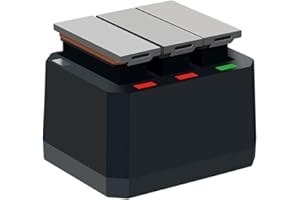 CS COOLSHOW COOLSHOW Osmo Action Charger 3 Channel USB Charger Compatible with DJI OSMO Action Camera Battery AB1 Battery