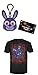 Produktbild Funko FNAF: Bonnie Plush Keychain + Bonnie Let's Rock Kid's Size X-LARGE T-Shirt Set NEW