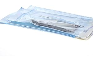 KOSMETEX 200x Sterilisationsbeutel 9 x 26 cm mit SK Verschluß Sterilisier-Beutel, Steribeutel für Autoklaven, selbst-klebend, 9×26 cm