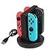 Produktbild Wokee 4-in-1-Ladestation für Nintendo Switch Console/Joy-Con & Pro Controller Schwarz