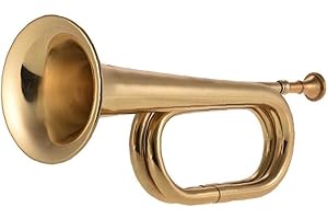 Bemvp Bugle Call Trompete Kavallerie Horn Messing Instrument Für Die Schule Band B Flach