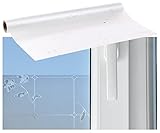 Sichtschutz-Folie inklusive deutscher Anleitung - Mit 3D-Effekt: dekorativer Sichtschutz mit geprägtem Muster