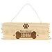 Produktbild Saloonschild Holzschild zum aufhängen Deko rustikal rechteckig Kiefer mit individueller Gravur 155 x 53 x 7 mm