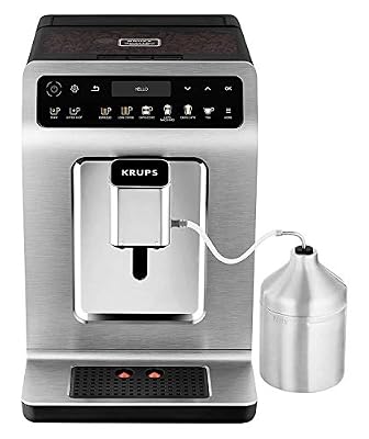 Krups EA894T Evidence Plus Machine à café automatique Titanium-Metallic 1450