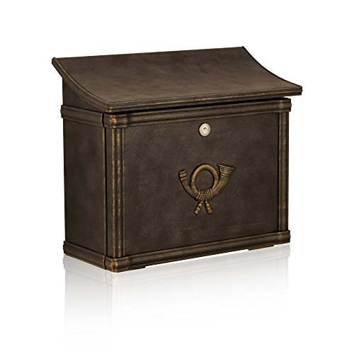 Preisvergleich Produktbild Heibi Briefkasten MERITO, in rostbraun