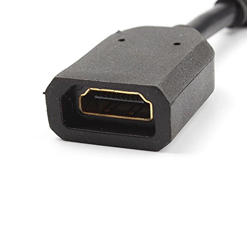 janedream Verlängerung Kabel HDMI Stecker auf Buchse Kabel für HDTV - 2