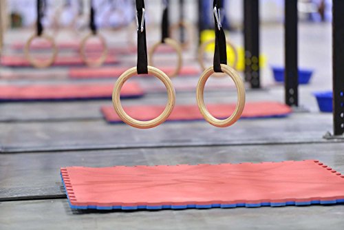 Schutzmatten Set von #DoYourFitness mit 6 Puzzlematten 6 Steckelementen á 60 x 60 x 1,2 cm (ca. 2,2m²) – Unterlegmatten / sicherer Bodenschutz für Sportgeräte, Gymnastikräume, Keller – Matten Schutz vor Kratzern, Dellen, Kälte, Lärm, Flüssigkeit / erhältlich in schwarz grün blau - 8