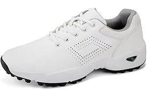 Ybberik Men's Antiskid Breathable Spikeless Golf Shoes