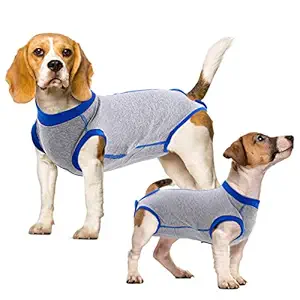 ZARYIEEO Dog Recovery Suit, Surgical Pet After Surgery Wear Shirts, Professional Pet Recovery Shirt for Male Female Dog, Anti-Licking for Post Surgery, Alternative Abdominal Wound Anxiety Care