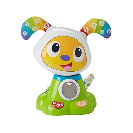 Fisher Price Bebo le Chien Robot Interactif Jouet Sons et Lumires pour Apprendre Lire et crire Bb 9 Mois et Plus FBC94