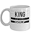 Produktbild Disc Golf Coffee Mug - King of - Sports Lover Gifts - 11oz White Ceramic Coffee Cup
