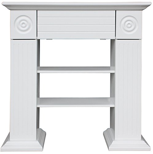 Preisvergleich Produktbild El Fuego Linde weiß Kaminumbau aus Lindenholz