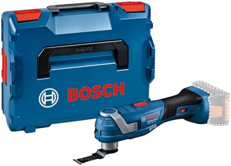 Bosch Professional 18V System Utensile multifunzione a batteria GOP 18V-34 (motore brushless, Vibration Control, impugnatura sottile da 180 mm, incl. 1 lama, L-BOXX, senza batteria/caricabatteria)