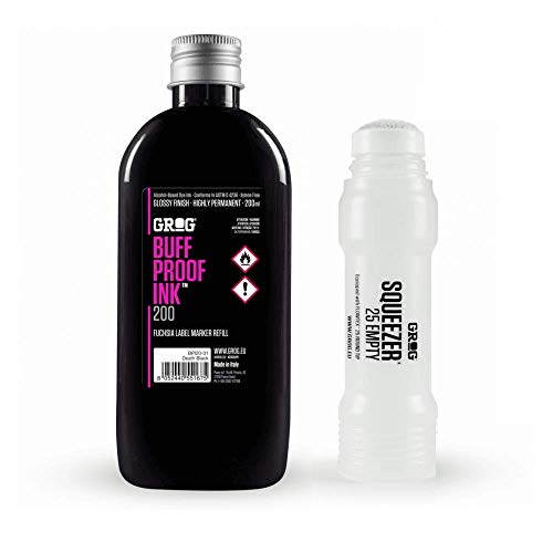 Preisvergleich Produktbild Graff-City Grog Tinte, mit Leermarker, Schwarz