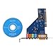 Produktbild Bequem zu verwenden, eine 4-Kanal-5.1-15-polige Surround-PCI-Audiokarte mit 15 Pins für Windows XP/Vista / 7