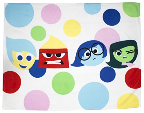 Character World Disney Decke, Motiv: "Alles steht kopf" Emotionen, Fleece, mehrfarbig