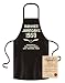 Produktbild Soreso Design Geschenk-Set : Schürze mit Urkunde : Hammer Jahrgang 1950 : Geschenk zum 69. Geburtstag : Geschenkidee für Sie und Ihn : Geburtstagsgeschenk für Männer & Frauen Farbe: schwarz