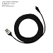 Produktbild Extra langes 5 Meter USB Sync- & Ladekabel für Microsoft Nokia Lumia: 735 730 830 630 625 635 925 930 Dual Sim LTE & 530 1320 1520 1020 820 E52 6300 5230 Asha N97 6303 Arte X-Press Music..* - Datenkabel mit Ladefunktion - 5 Meter