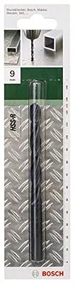 Bosch 2609255019 Foret à métaux laminé HSS-R DIN 338 Longueur 125 mm Diamètre 9 mm
