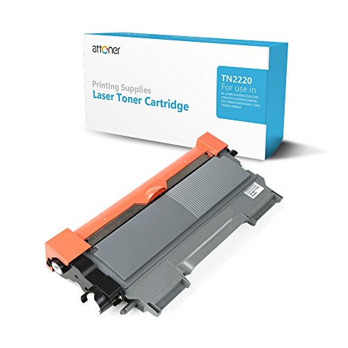 Attoner kompatibel Toner ersetzt Brother TN2220 für Brother DCP-7060D, DCP-7065DN, HL-2220, HL-2230, HL-2240, HL-2240D, HL-2270DW, HL-2280DW, MFC-7360N, MFC-7460DN, MFC-7860DW 1xSchwarz