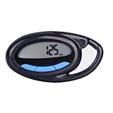[BLACK] ISPORT Multifunction Calorie Pedometer-Step/KCAL/Distance Counter