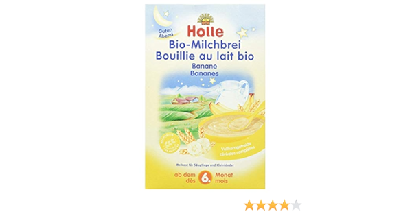 Holle Bouillie Au Lait Et Aux Bananes Apres 4 Mois Amazon Fr Epicerie