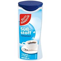 Édulcorant Mivolis à La Saccharine - Lot De 2 X 1200 Comprimés, Sans Alcool, Pour Diabétiques