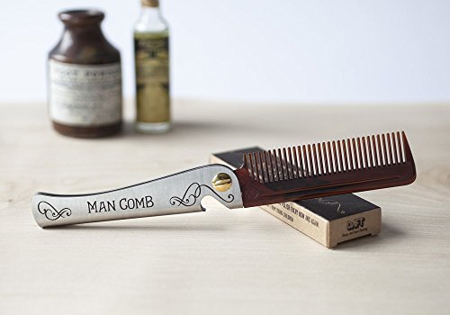 Man Comb. Das ultimative Hilfsmittel für Ihr Haar, Ihren Bart und Ihr Bier. - 2