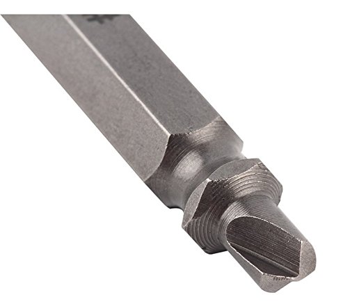 Hensych Bohraufsatzset zum Entfernen beschädigter Schrauben, Stahl, 4 Stück - 3