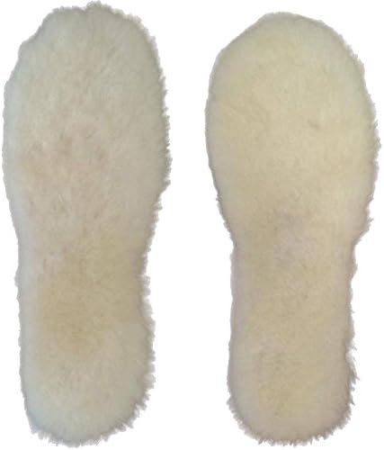 WARMIE Australian Sheepskin Super Thick Premium Shoe Insoles (2 PAIRS) | Durable &amp; Extra Fluffy (UK 6 / EU 39)