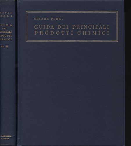 Guida dei principali prodotti chimici (2 volumi)