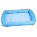 Produktbild lulalula Kühlung Pet bett, PET Sofa Bett, gepolstert komfortable Kühlung Matte Kissen Sofa Cool Ice Silk Net Bett für Hunde, Katzen oder Puppy (L, Blau)